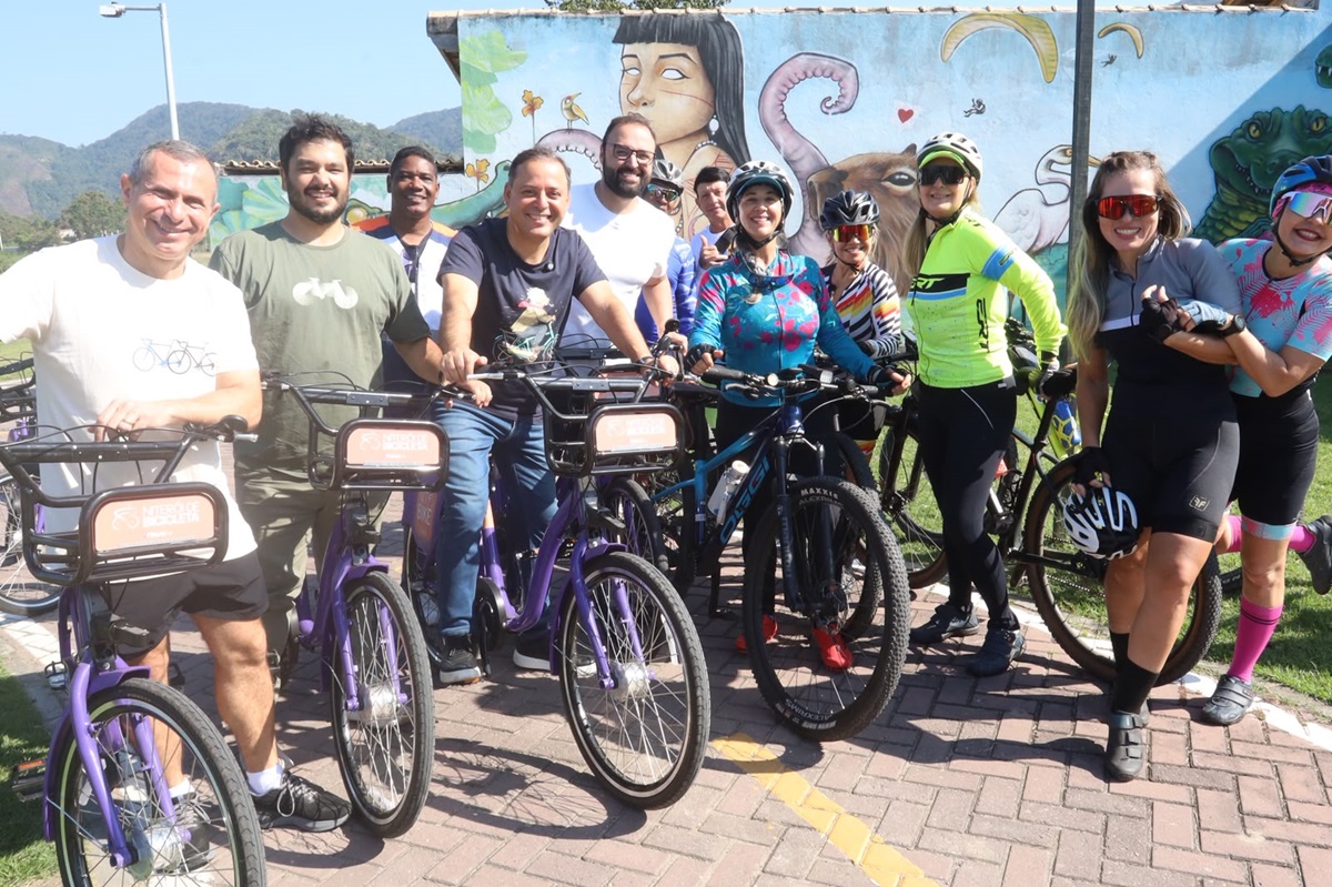 Estacao NitBike em Piratininga, na Regiao Oceanica de Niteroi
